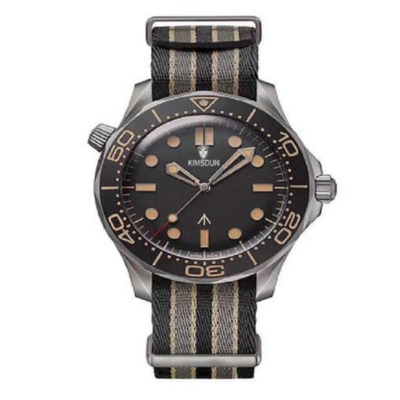 

Ceramic Bezel Mens Watches Fashion Mechanical Automatic Movement Drive 300m 007 James Bond Master Nato Strap Designer Wristwatches, As picture