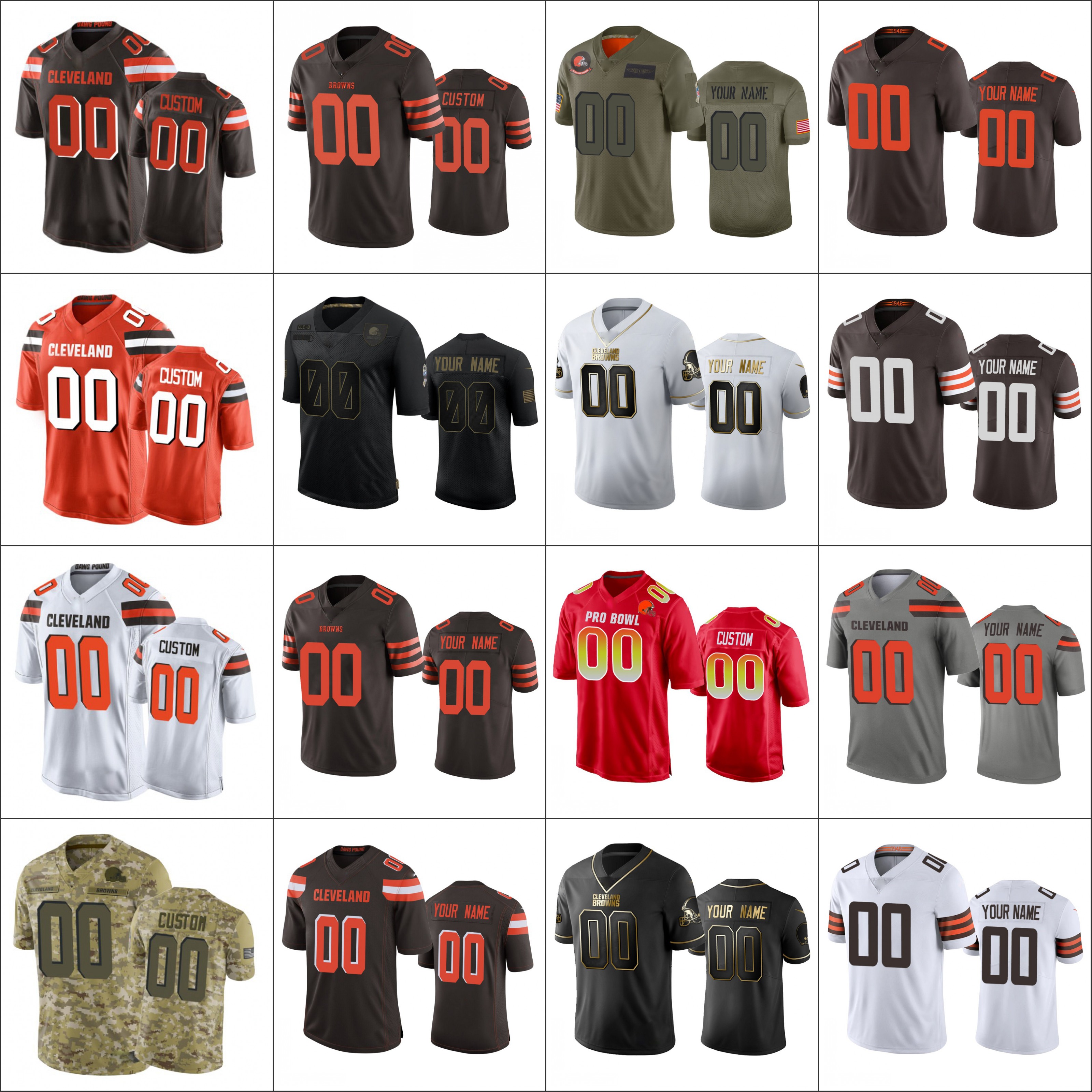 

Men ClevelandBrownsWomen Youth Custom Vapor Untouchable Limited Jersey, Black