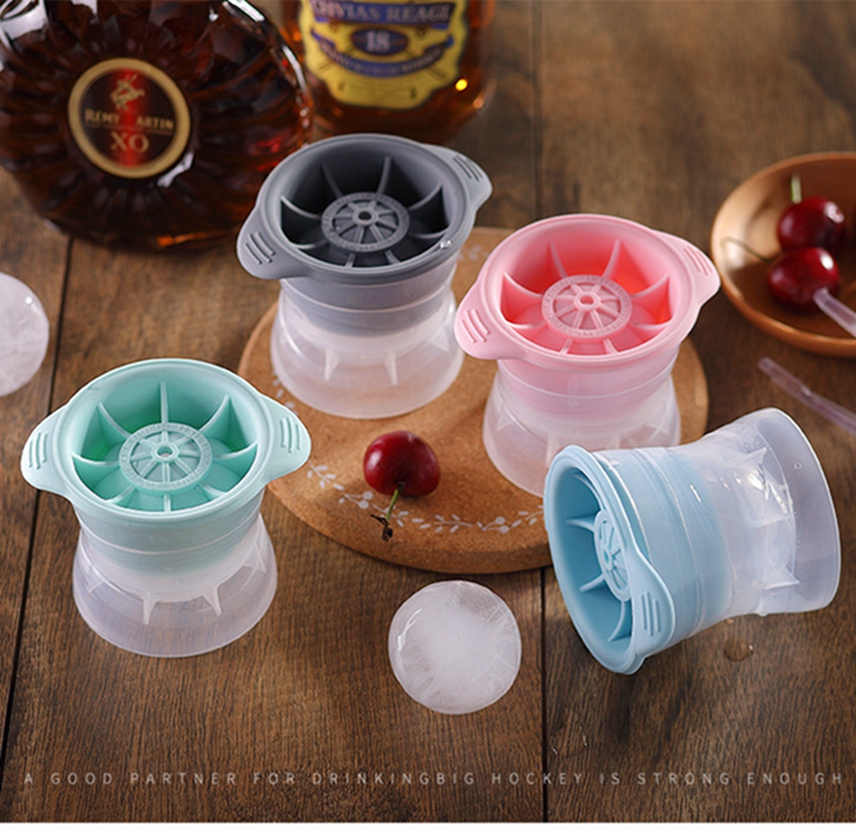 

Silicone Sphere Ice Cube Mold Kitchen Stackable Slow Melting DIY Ice Ball Round Jelly Making Mould For Cocktail Whiskey Drink LLA845