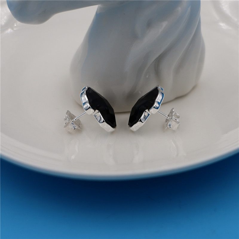 

Spain Brand Stud Earrings For Women Gift 925 Sterling Silver Luxury Designer Fine Jewelry, Golden;silver