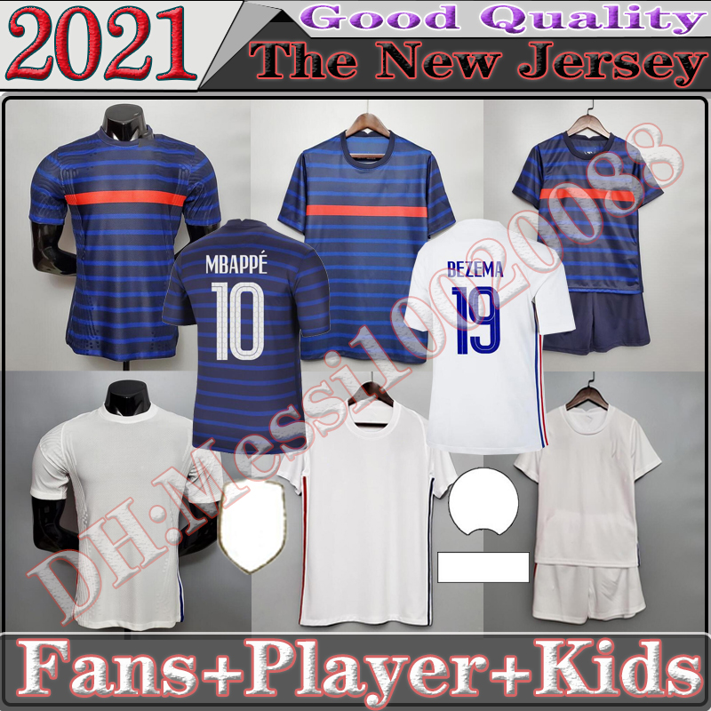 

TOP Euro 2021 MBAPPE GRIEZMANN FRANCE soccer jersey POGBA GIROUD KANTE Maillot de foot equipe Maillots uniforms la 21 years men Player Fsan, Black;yellow