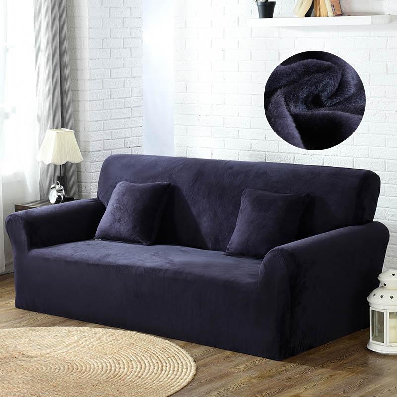 

Chair Covers 43 Plush Elastic Sofa Cover Cotton Stretch All-Inclusive Slipcover Towel For Living Room Pets Copridivano1