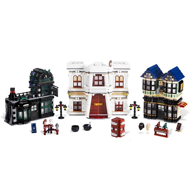 

80014 2075pcs Creator Porter Movie Series Diagon Alley Building Block Toys Christmas gift 16012 Comptible 10217