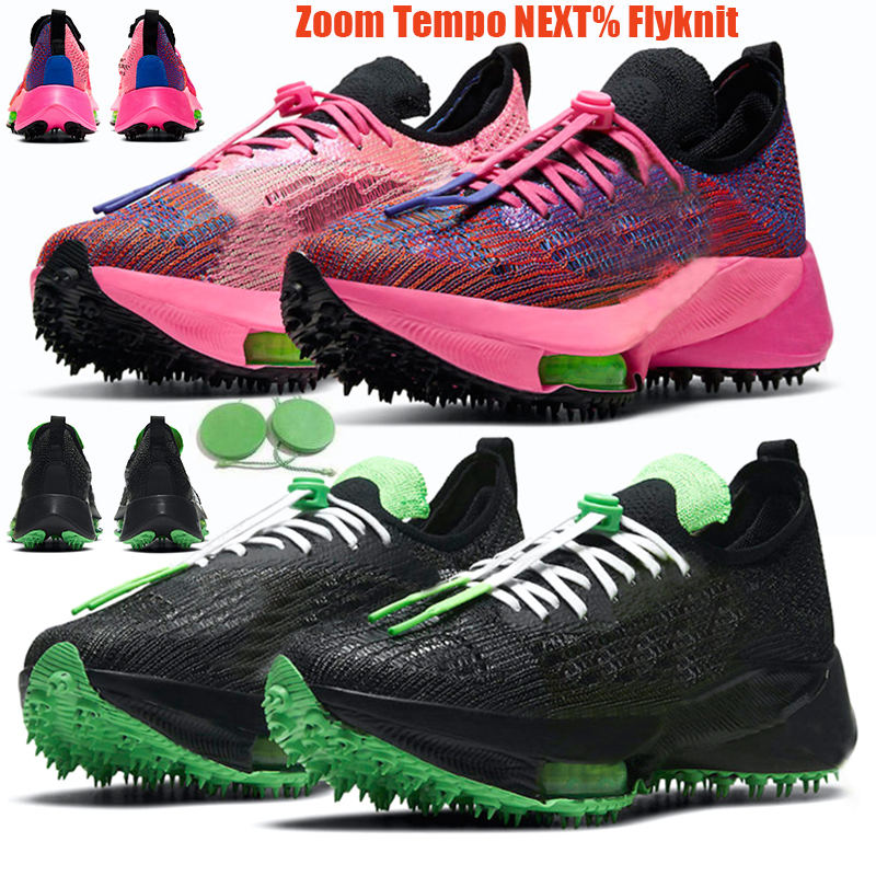 

Fashion Zoom Tempo NEXT% Running Shoes Men Women White Solar Red Black Scream Green Racer Blue Pink Glow Top Quality Sport Jogging Sneakers Designers
