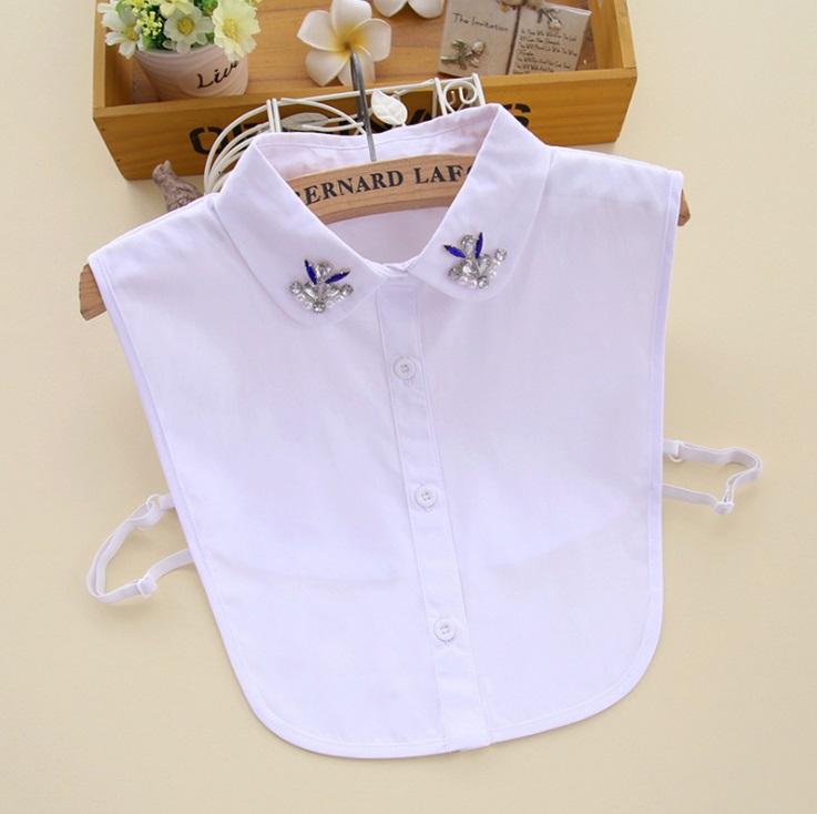 

Chokers European And America Doll Collar Necklace Fake Women 's Clothing Sweater Accessories False 2021