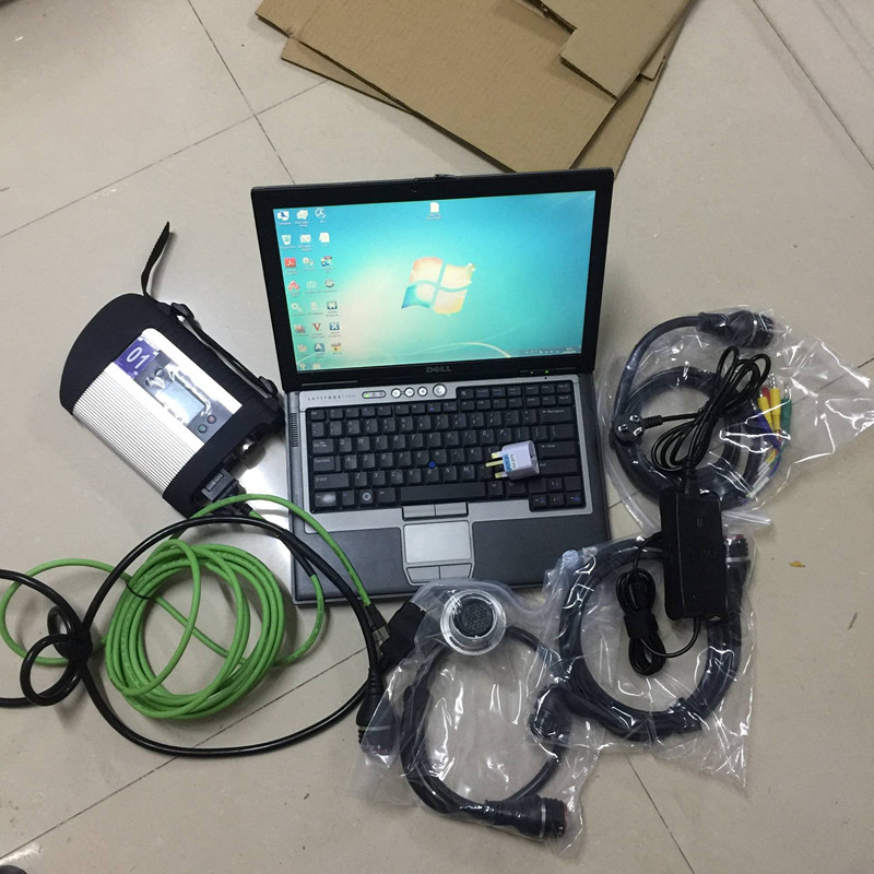 Outil de diagnostic wifi mb star c4 avec logiciel xentry epc das ssd 06.2022 dans un ordinateur portable D630 prêt à fonctionner, garantie d'un a