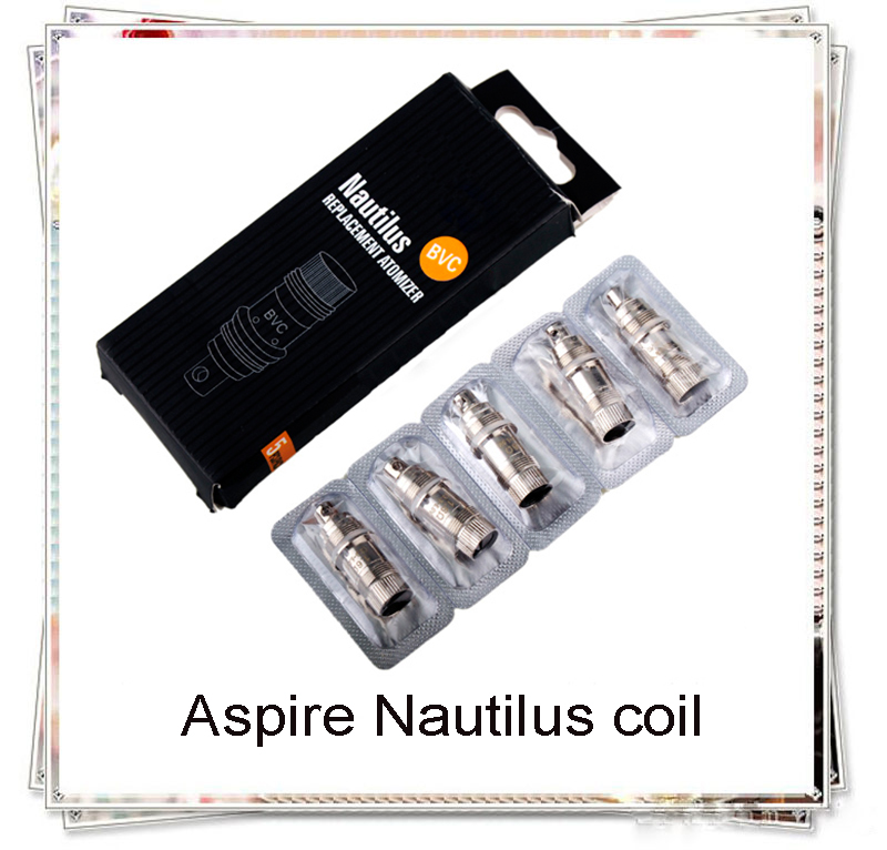 

Top-quality Nautilus Atomizer BVC coil Replacement Head Coils for Nautiluss mini Adjustable Airflow Tank Clearomizer vs voopoo