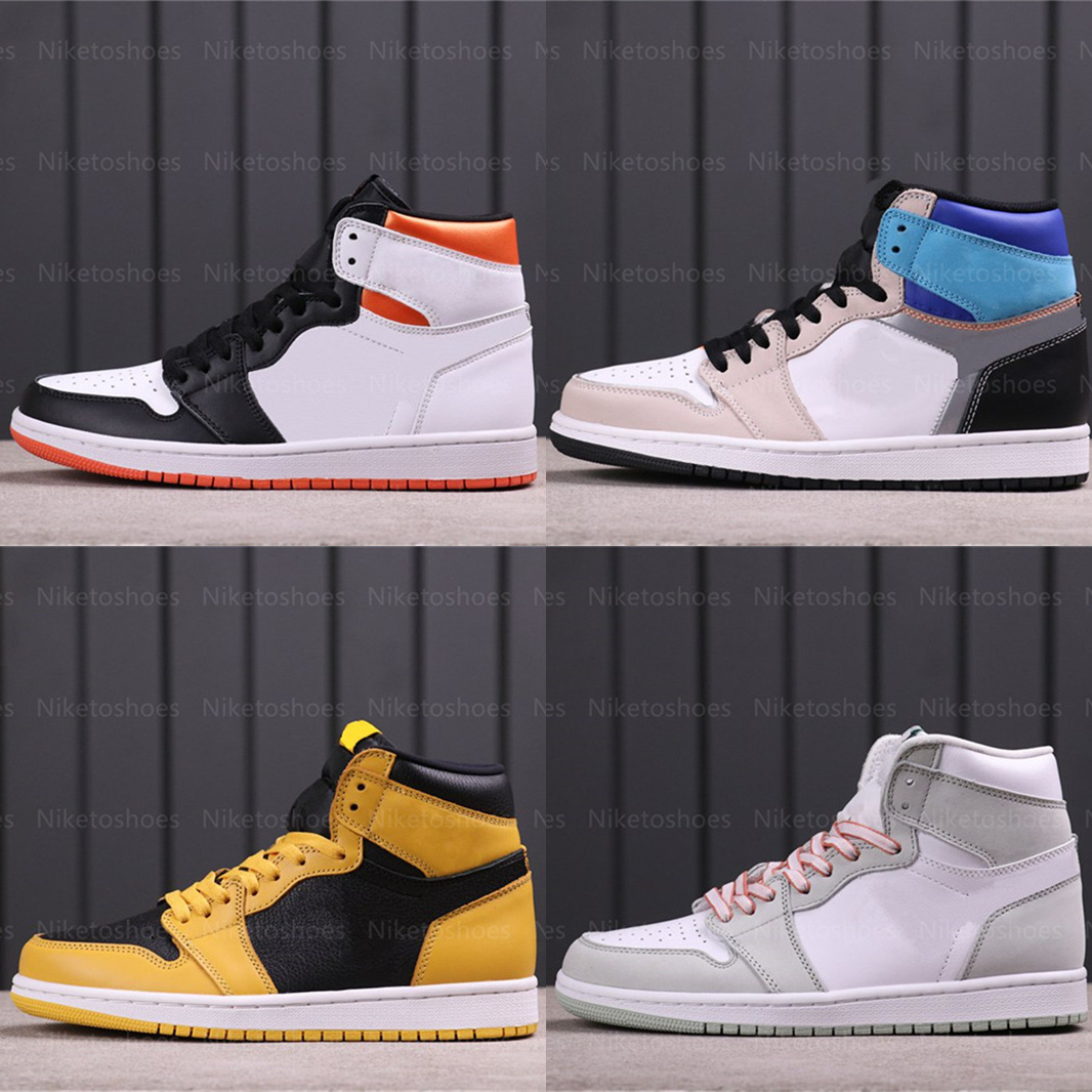 

1 High OG WMNS Seafoam Sports Shoe Pollen Trainers Electro Orange Skate Sneakers Prototype Chaussures Vintage Outdoor Basketball Shoes, 01