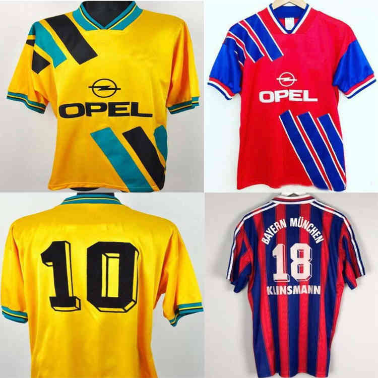 

94 95 96 Bayern Munich retro jerseys 00 01 02 zickle EFFENBERG ELBER Pizarro SCHOLL Matthaus Klinsmann MEN football shirts 1995 2001, Black