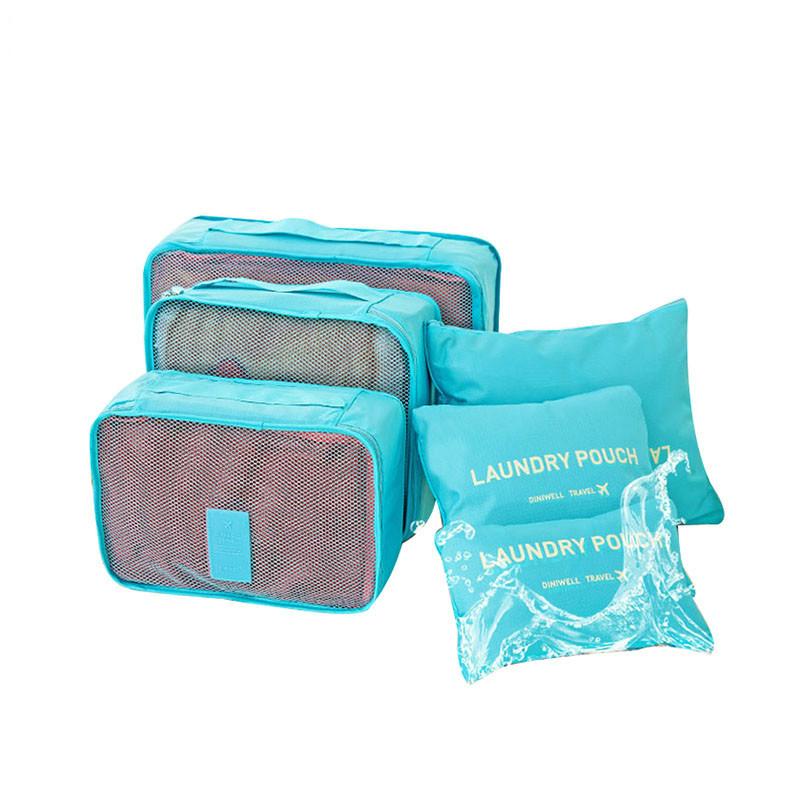 Duffel Bags 6PCs/Set Travel Bag High Capacity Clothes Tidy Pouch Luggage Organizer Portable Container Waterproof Case-image-698738153