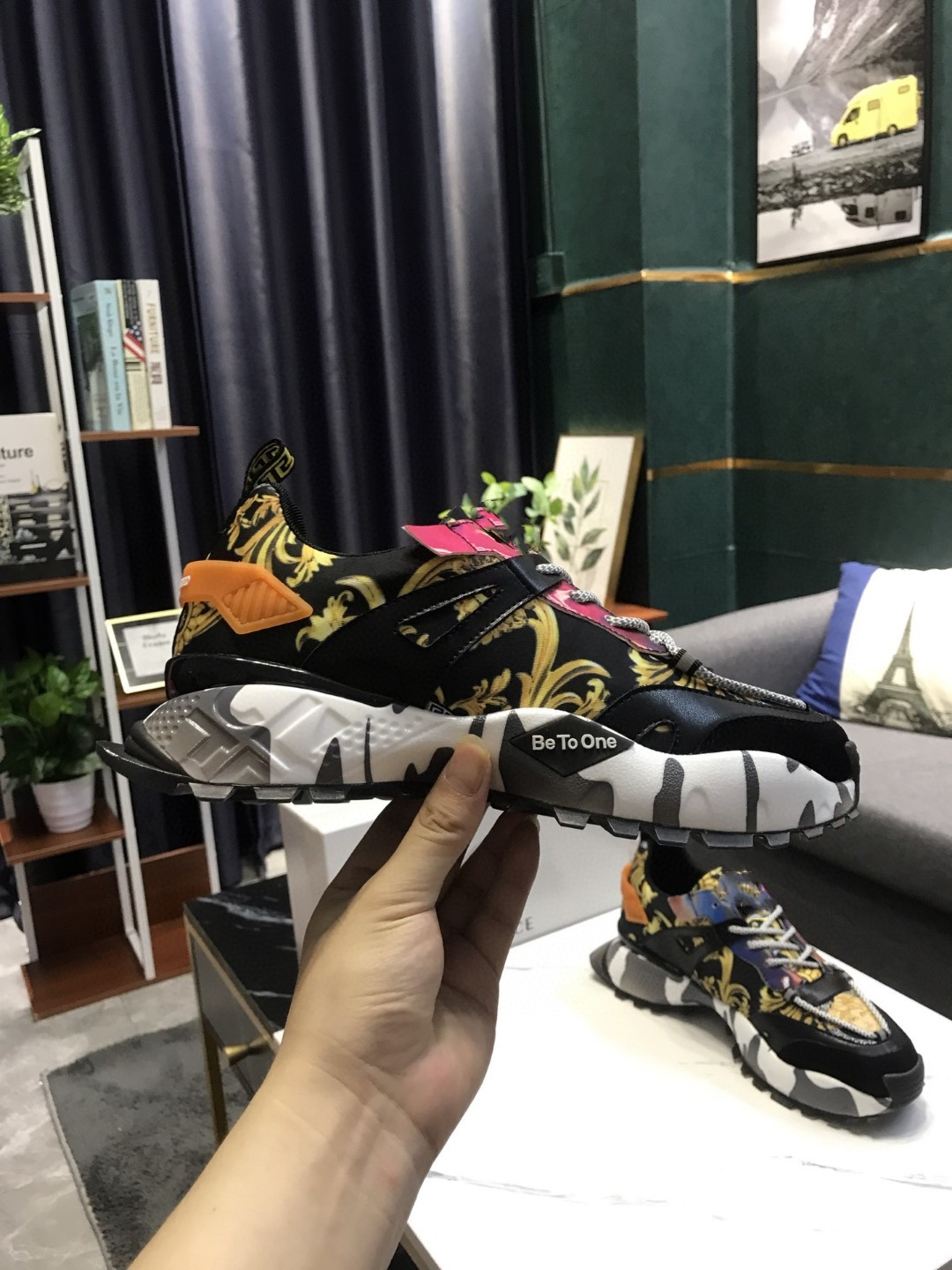 

Luxury Oversized Casual Designer Shoes For Mens Platform All Blacks White Brand Suede Glitter Leather Men Women Reflective Sports Sneakers Flat Trainers 1112, 01