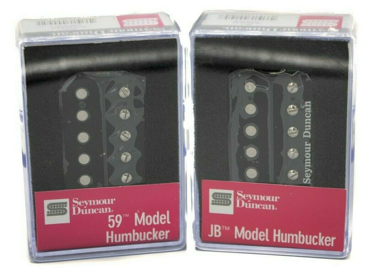 

Seymour Duncan Humbucker Pickup Set: JB SH-4 & 59 SH-1n BLACK NEW