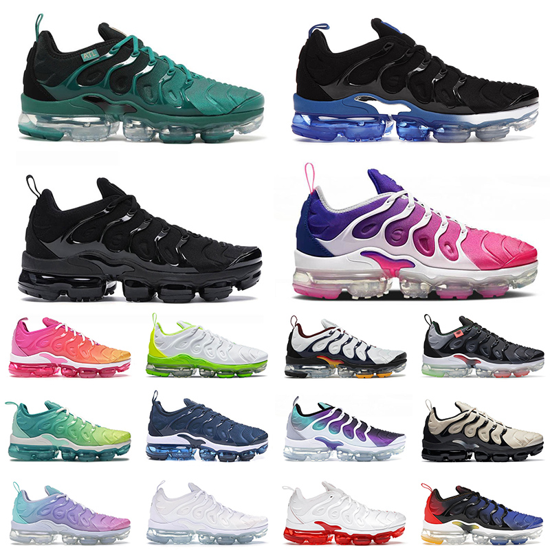 

2021 Arrival Nlke Vopars Tn Plus Running Shoes SIZE 13 Vapourmax Tns Men Women Atlanta Black Royal Air Vapor Airmax Trainers Sneakers 36-47
