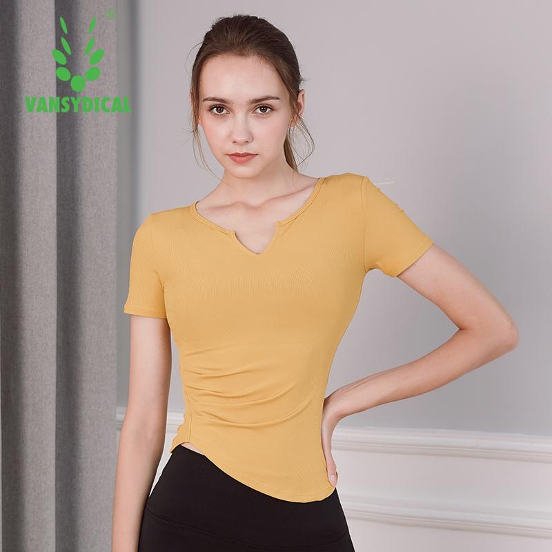 

Running Jerseys 2021 Woman Short Sleeve Shirt Quick Dry Elastic Yoga Sports T-Shirt Fitness Women' Gym Black Tops Breathable Tee, Yellow