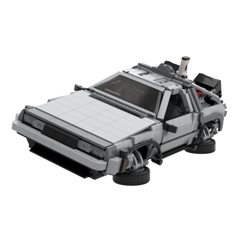 

Technology Cars Back to Future Time Machine MOC Building blocks Children's Toy Gift Supercar DIY Creative Cars