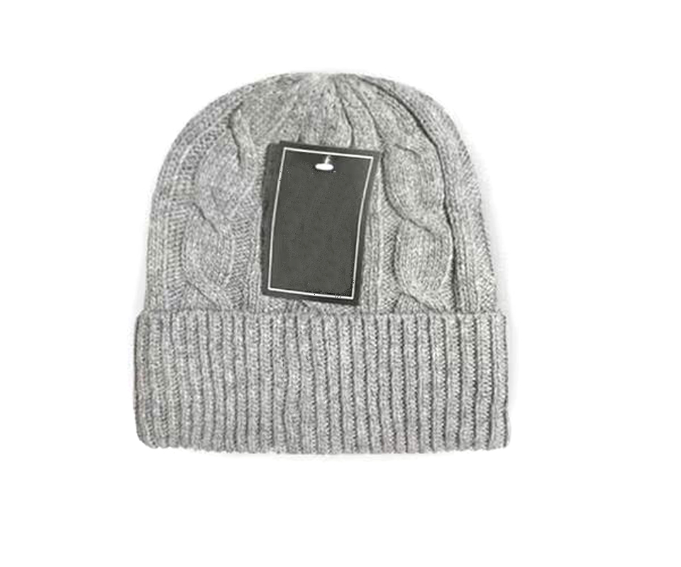 

luxury designer polo beanie unisex autumn winter beanies knitted hat For Men and Women hats classical sports small horse skull caps ladies casual outdoor warm cap, Gray + gold label