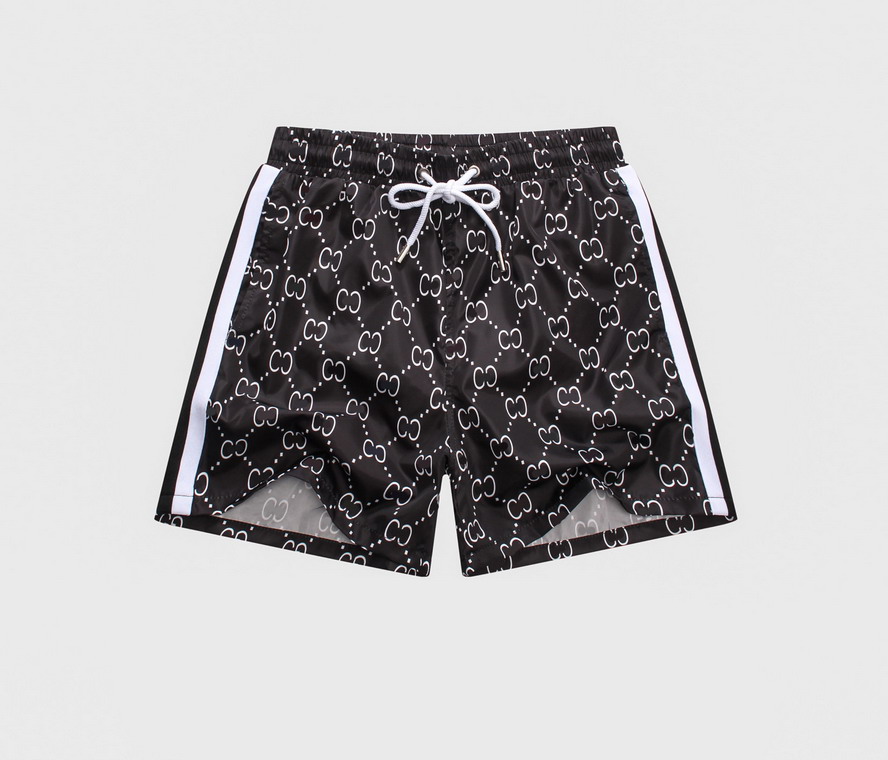

Fashion Mens Designer Beach Shorts Summer Men Swim Trunks Quick Dry Swimwear Short Pants, White;black