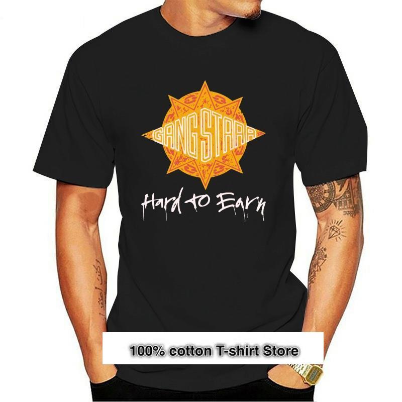 

Men' T-Shirts Gang Starr Hard To Earn Promo T-Shirt - Classic Hip-Hop, Beige