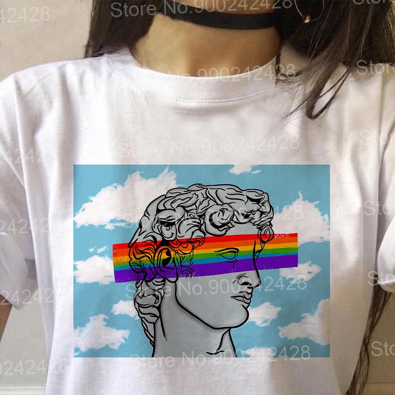 

love wins harajuku aesthetic watercolor womens inkjet lgbt pride tees ulzzang gay is tshirts tumblr grunge, White