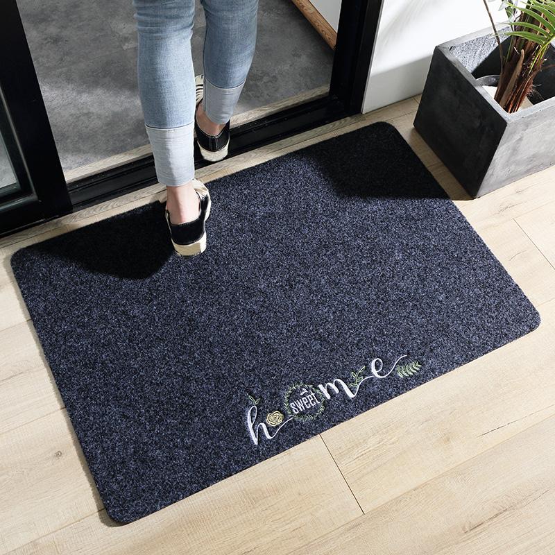 

Fashion Entrance Door Rectangle Shape Non-Slip Carpet Floor Mat Home Solid Color Rugs Doormat For Hallway Bathroom Kitchen Carpets