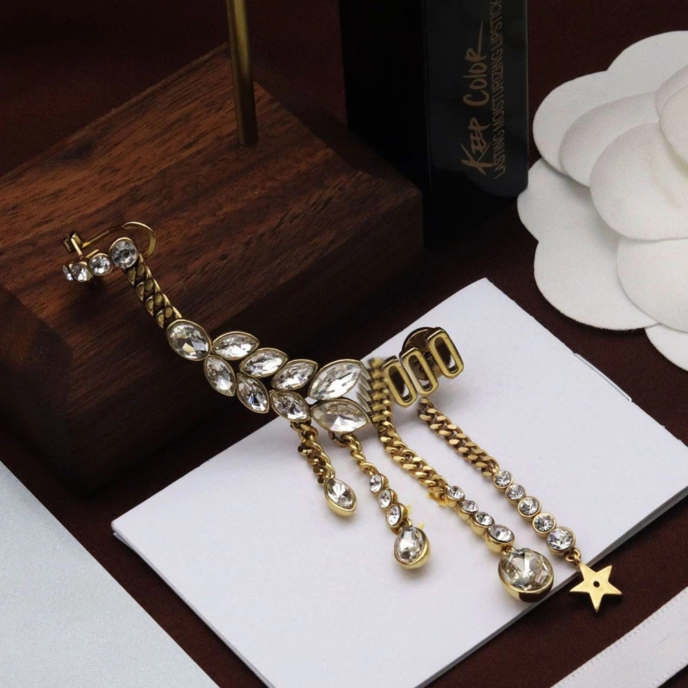 

dangle earrrings d letter Trendy Vintage Gold Plated Wheat Stud Earrings Zircoina For Women Fashion Jewelry Accessories Wedding Party Anniversary Gift