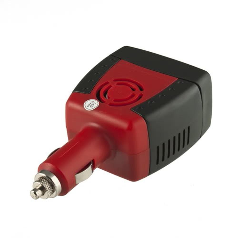 

2021 Cigarette lighter Power Supply 150W 12V DC to 220V 110V AC Car Power Inverter Adapter with USB Charger Port 2.1A 0.5A Free