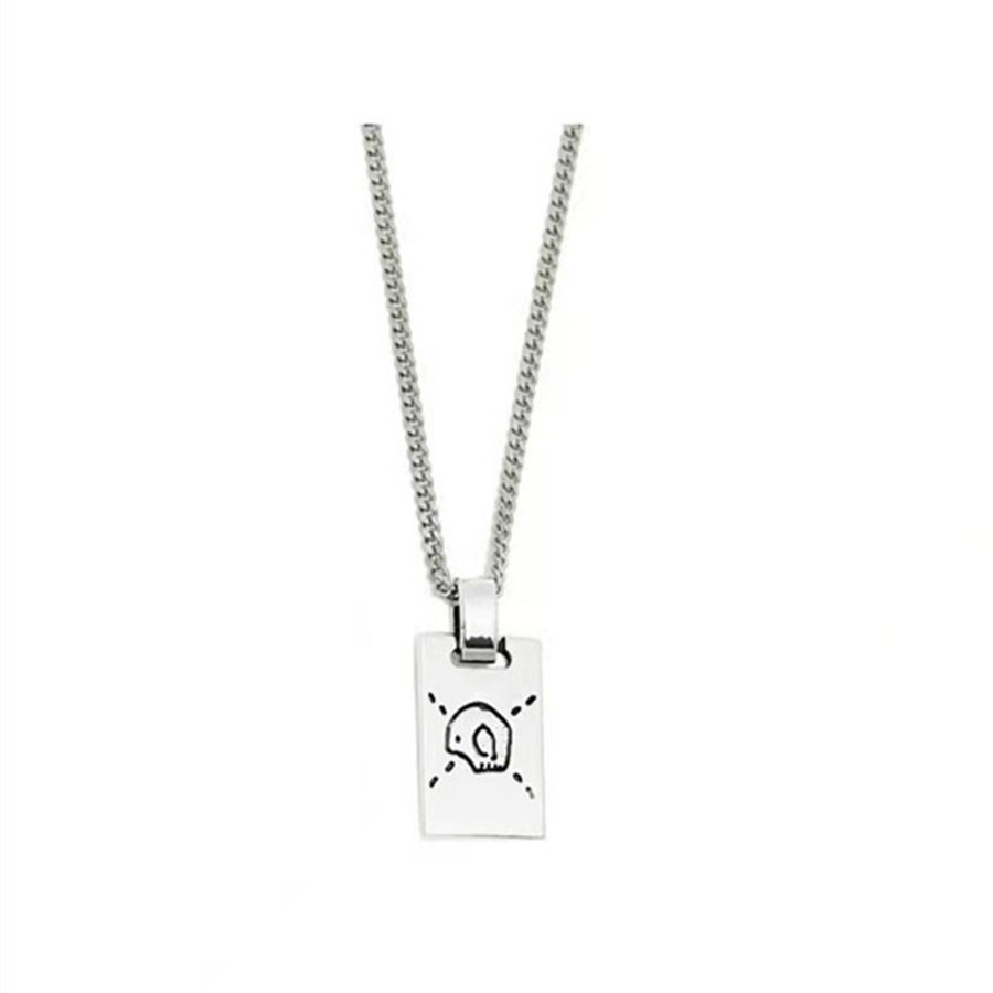 

Pendant Necklaces Designer Necklace Fashion Party Necklaces Unisex for Man Woman 6 Style Sliver Color Jewelry Top Quality T2302031