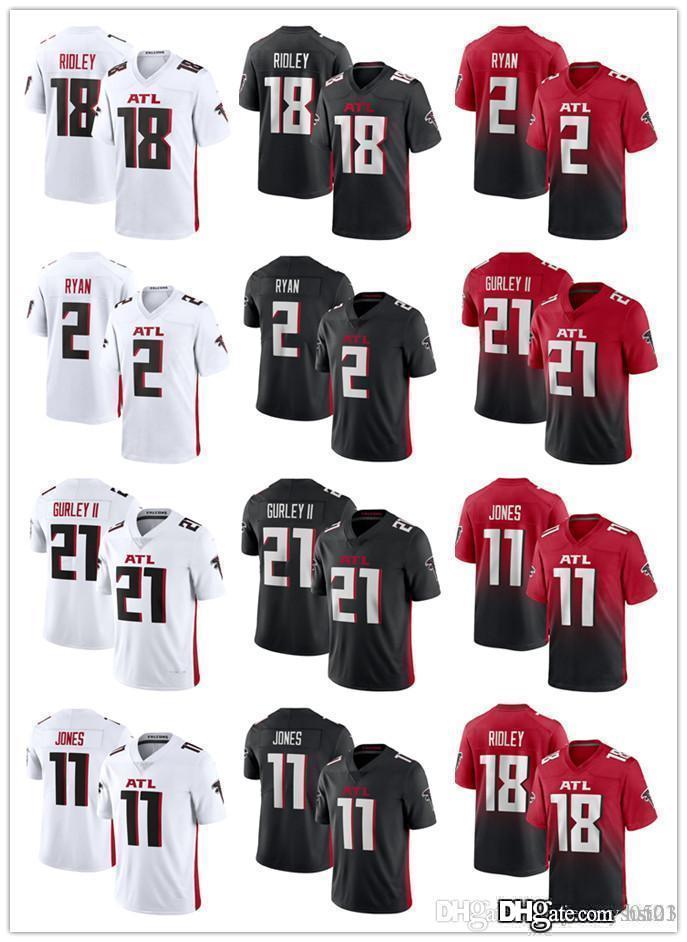 

Men Atlanta Women Falcons 11 Julio Jones 21 Todd Gurley 2 Matt Ryan II Calvin 18 Ridley Football Jerseys, Black;red