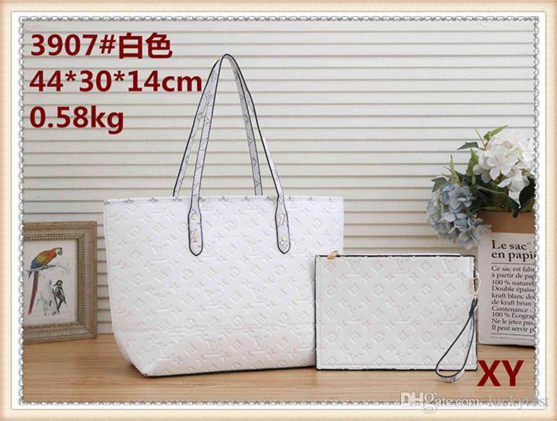 

Fashion Crossbody Shoulder HandBag Women Purse Messenger Bags Wallet Tote Clutch LV Louis Bag Vitton YSL 2-3907 2pc, Red;black