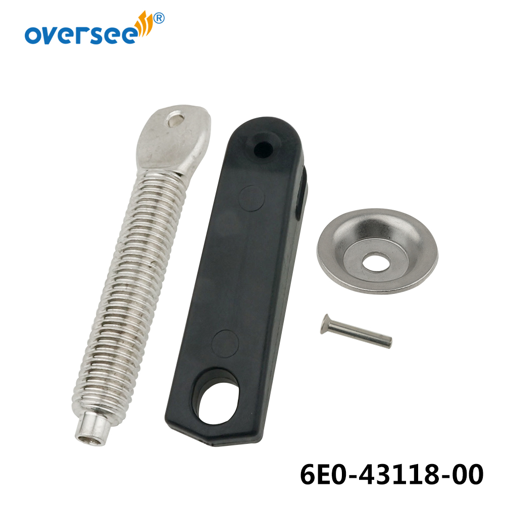 

6E0-43118-00 Clamp Screw Set For Yamaha Outboard Motor Parts, With Transom Pad Plate Swivel Pin 6G1-43116