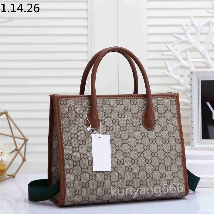 

new style ladies brand bags wallet casual handbag fashion flower female bag PU leather handbag lady one-shoulder large capacity, Brown