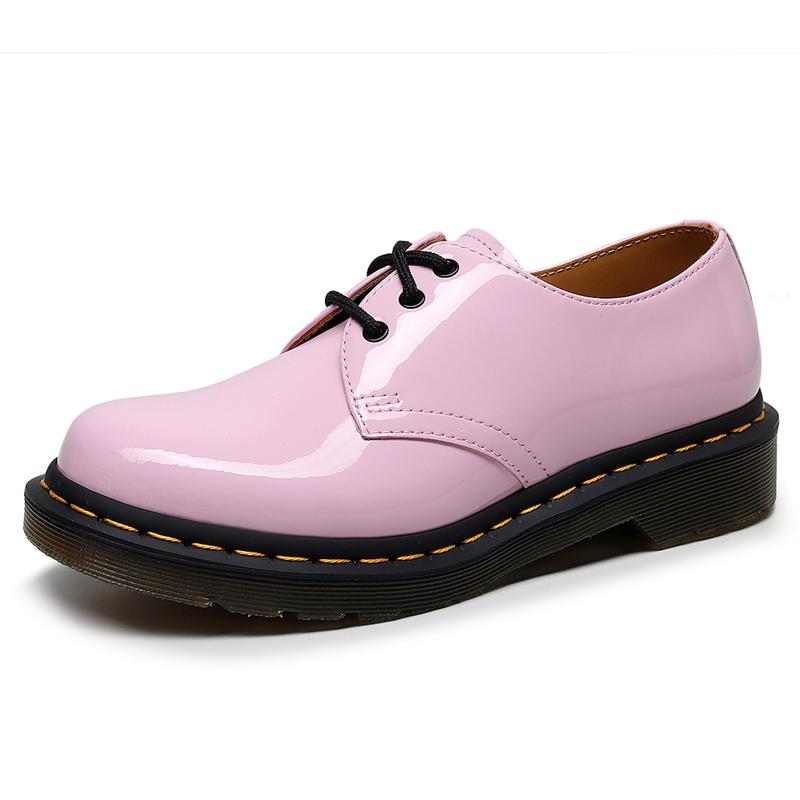 Robe chaussures à faible taille femme rose rose style britannique de grande taille Personnalité rond orteil homme et femmes couple couple chaussu