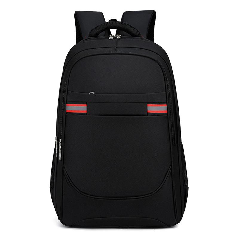 

Backpack Business Laptop Waterproof Large Capacity Casual Male School Bags Teenager Back Pack Men Mochila Oxford Travel Bag, Black