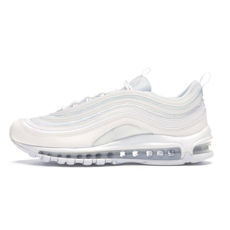 

97 Triple White Wolf Grey Men Women Sports Running Shoes Sneakers, Original box