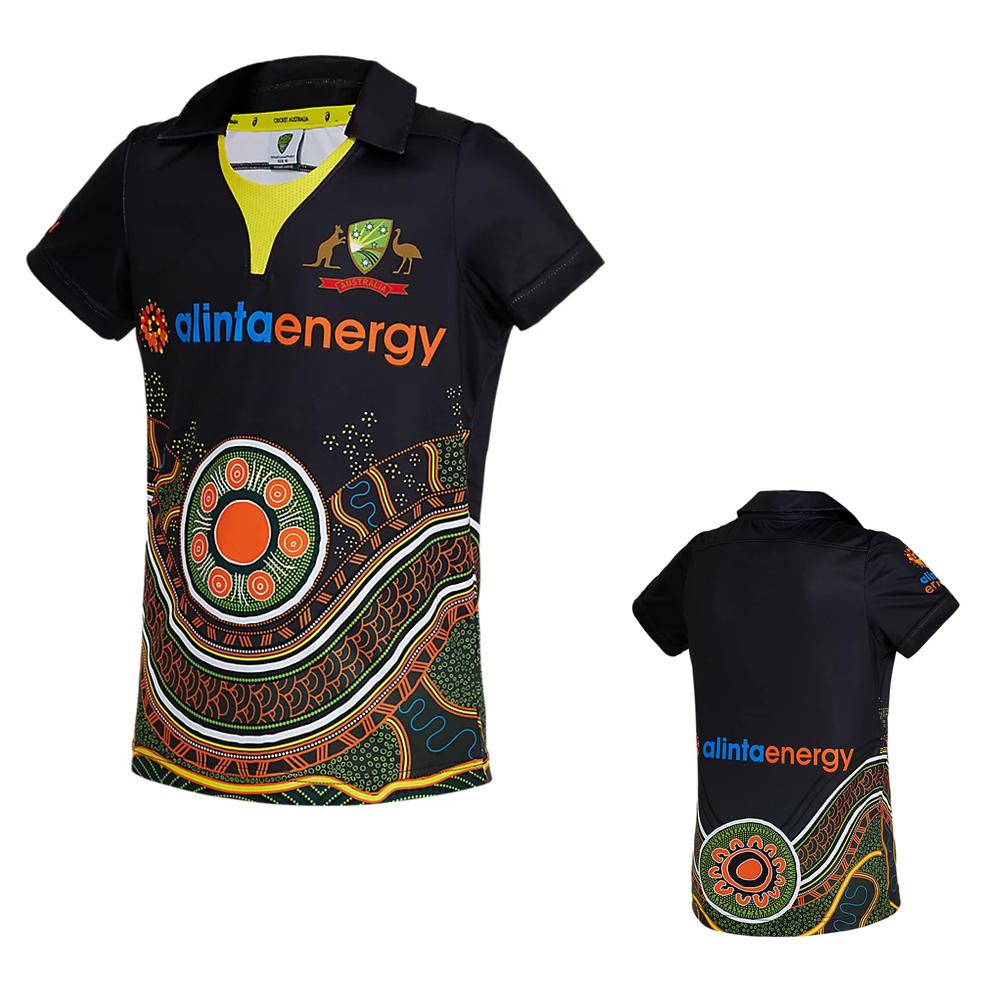 

2021 2022 Cricket jersey Shirt national team India Ireland Australia International League jersey Fans, Black