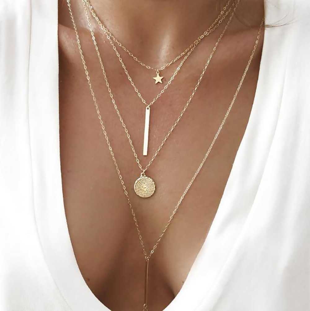 

Designer Necklace Luxury Jewelry alloy Chain for women Clothing Accessories Collarbone gold