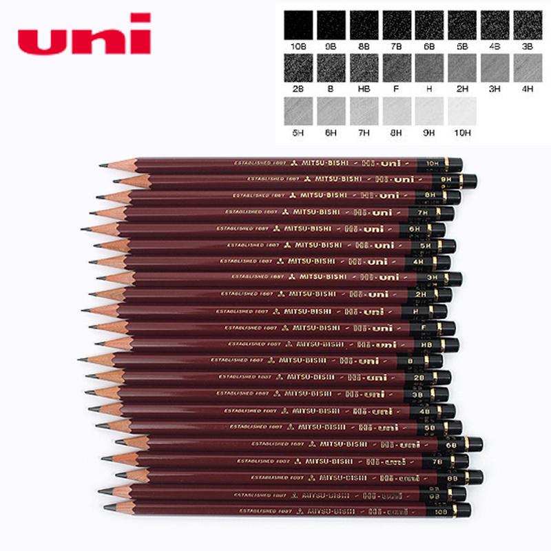 

Pcs/lot Mitsubishi Uni HI-UNI 22C Most Advanced Drawing Pencil 22 Type Of Hardness Standard Pencils Office & School Supplies