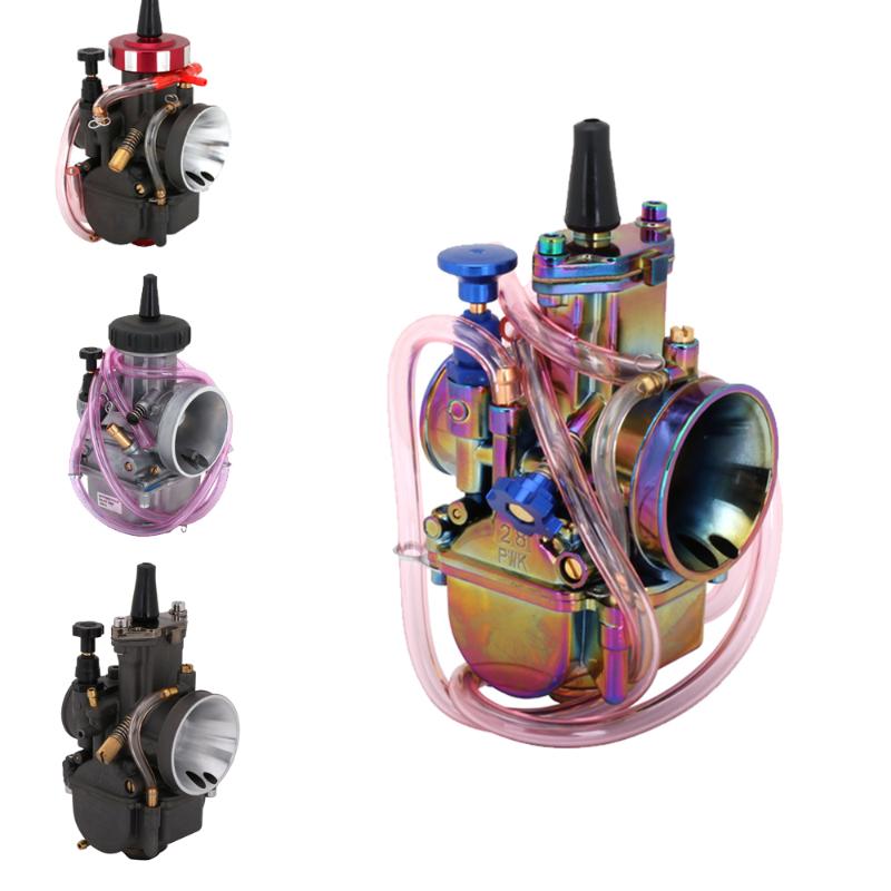 

Motorcycle Fuel System Racing Moto Universal Colorful Scooter Carburetor 21 24 26 28 30 32 34 36 38 40 42 Mm Carburador For Keihin PWK With