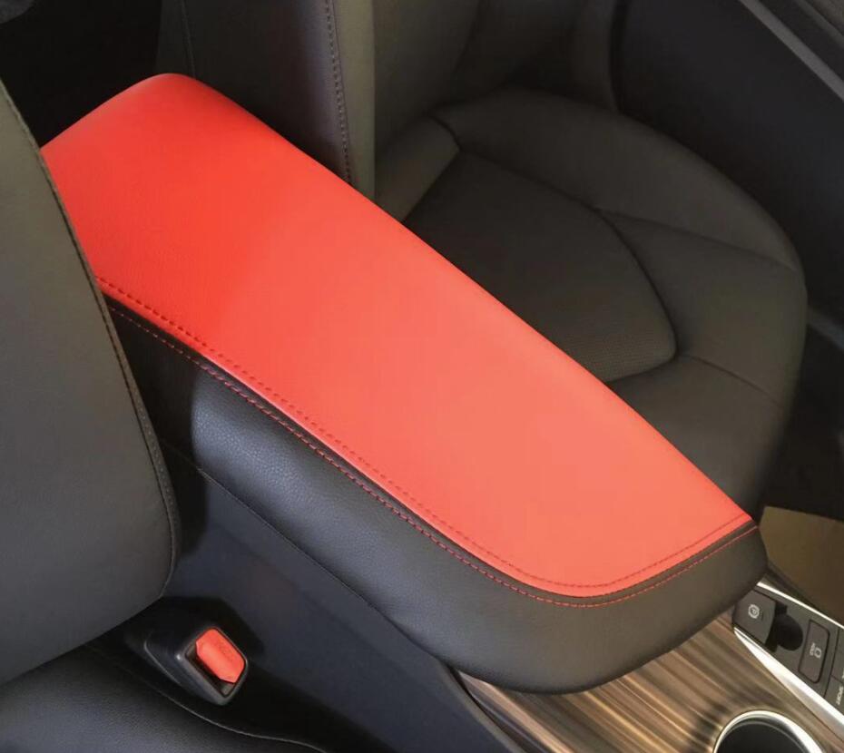 

Interior Center Control Armrest Leather Cover For Toyota Camry 2018year