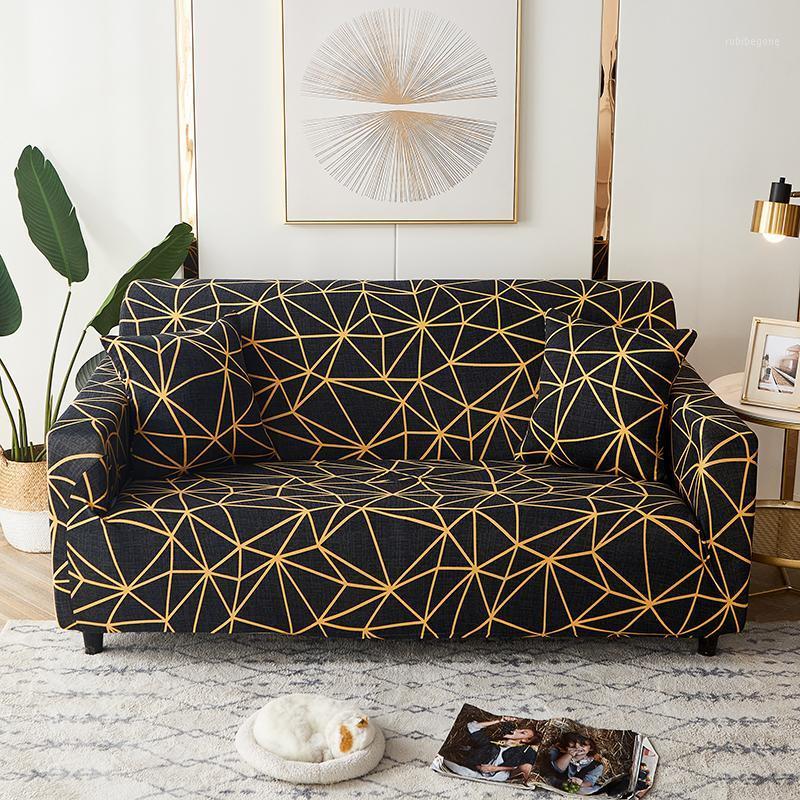 

Chair Covers Geometric Elastic Sofa Slipcovers Modern Cover For Living Room Sectional Corner L-shape Couch 1/2/3/4 Seat