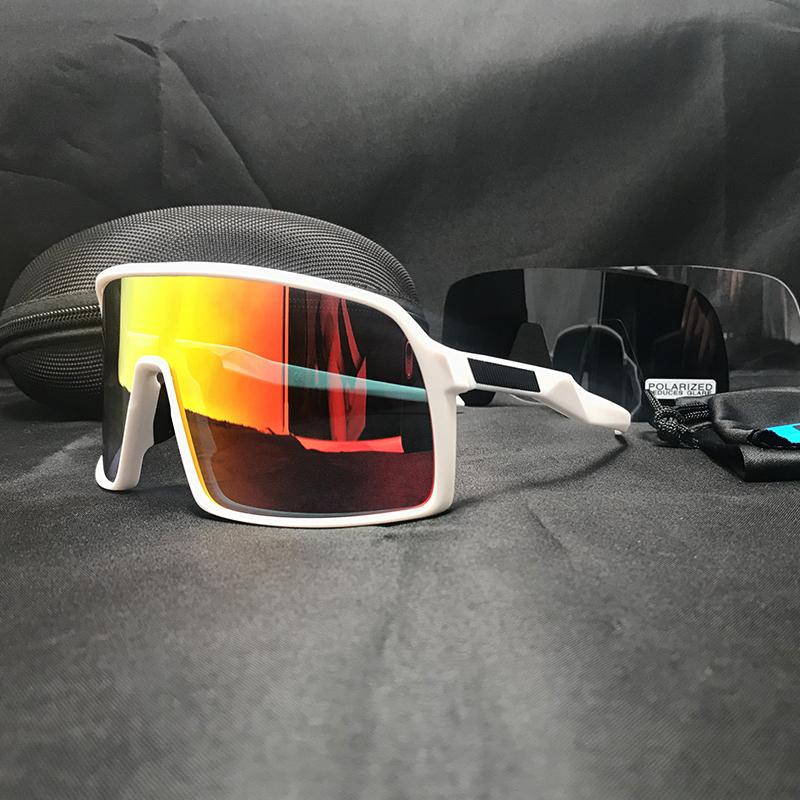 Outdoor Eyewear Cycling Men's Sunglasses Bicycle Mountain Bike Polarized Goggles 3 Lenses Sports UV400 Women's Equipment-image-718008328