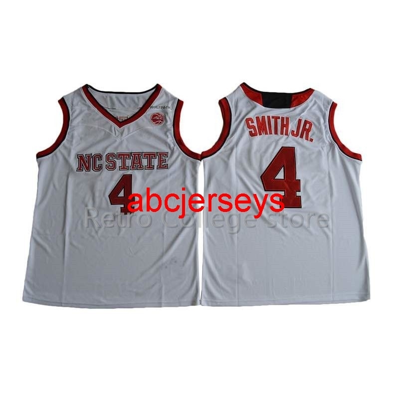 

4 Dennis Smith JR. NC State high quality Basketball Jersey Mens Stitched, Red