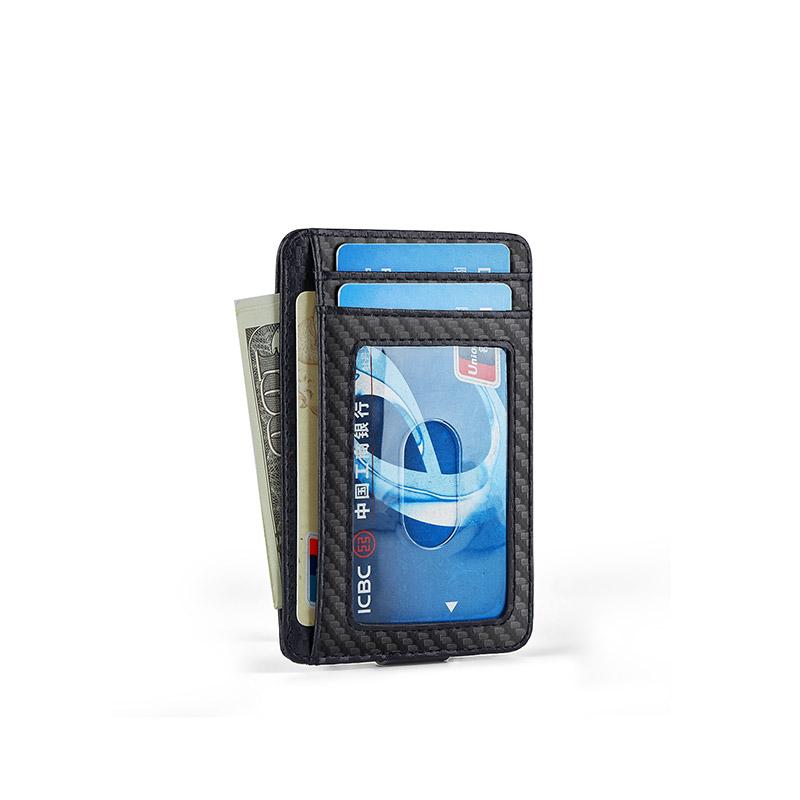 

Card Holders High-end Brand Wallet Men's Fashion Ultra-thin Multi-function Bag Large Capacity Document Holder Cash Change, Black v215281