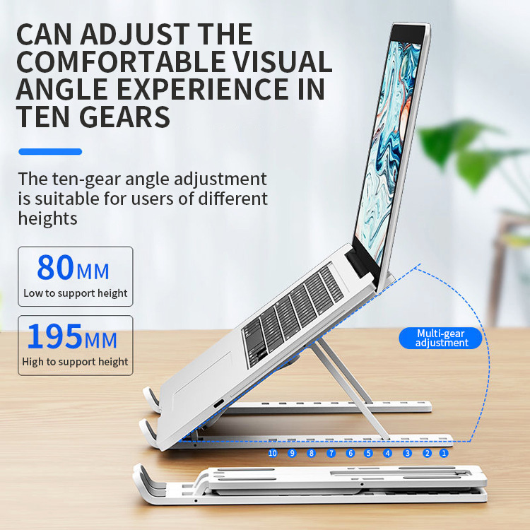 

Creative Laptop Stand Lifting and Foldable Portable Desktop Stand Computer Cooling Rack Tablet PC Accessories