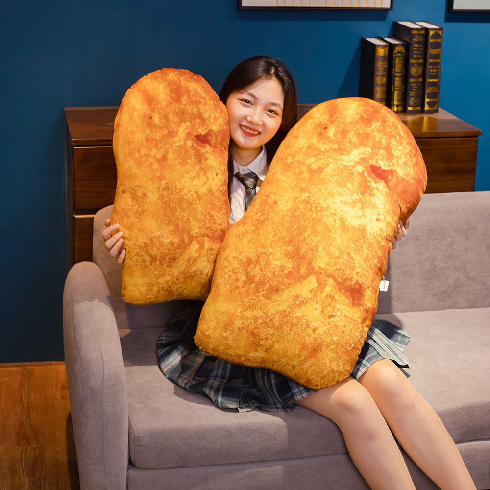 

Healing Chicken Nuggets Pillow Plush Toy Plush Pillow Baby Toys Kid Toy Girl Christmas Gifts Toys for Children Home Decor H1025