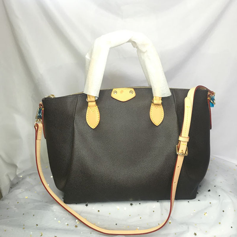 

M48813 High Quality Real Leather Handbags Classic Women Totes Purse Shopping Bags Shoulder Bag Crossbody Bags 33cm 40cm 48814, Bubble wrap packaging