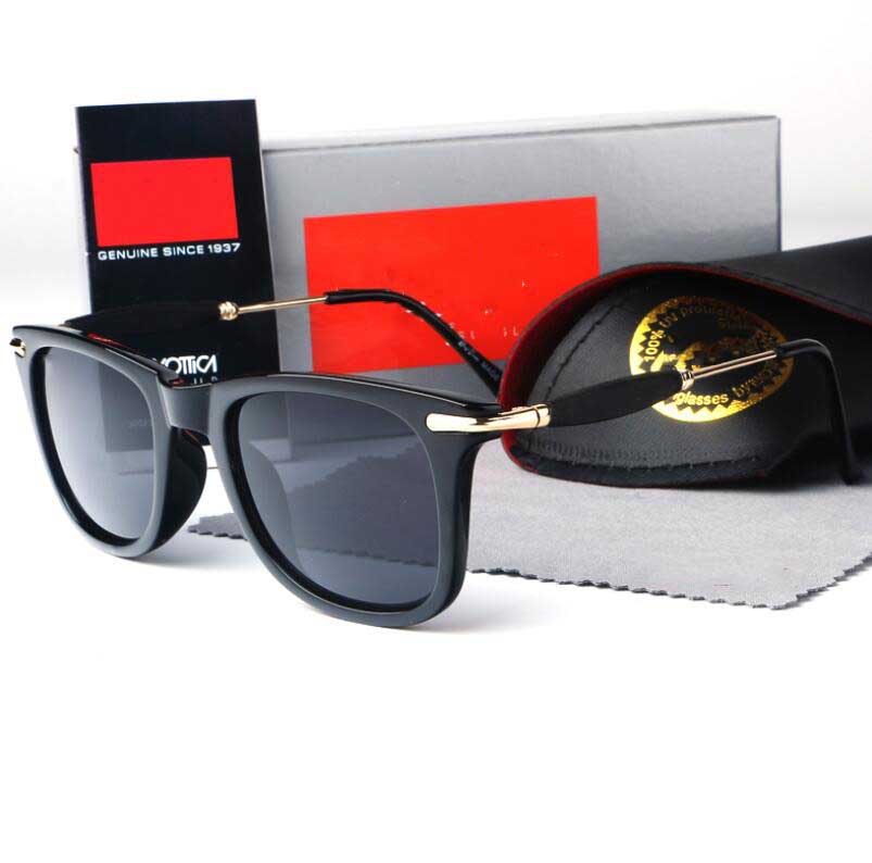 

Design Brand Round Sunglasses of Women UV400 Eyewear Metal Gold Frame Glasses Men Mirror glass Lens Sunglass with box 2148