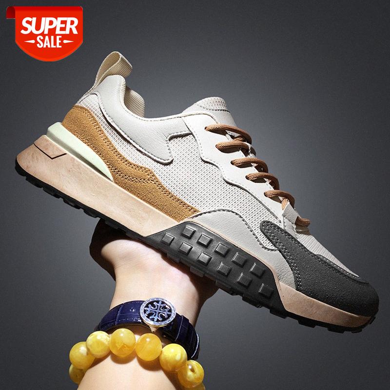 

summer men's shoes korean fashion trend casual old breathable mesh sports running #ah4s
