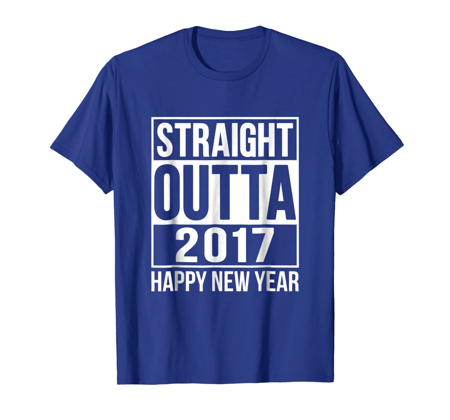 

new year's eve t-shirt straight outta 2017 for 2018, White;black