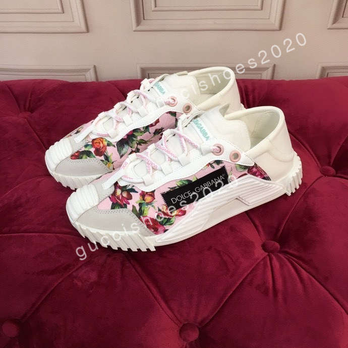 

2021 men Designer shoes vintage Platform Sneaker Calfskin Leather Trainers Comfort Casual shoes TOP quality brand luxury shoes, 05